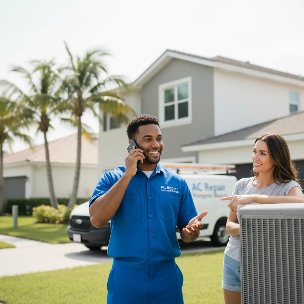 AC Repair Pompano Beach customer support in Franconia